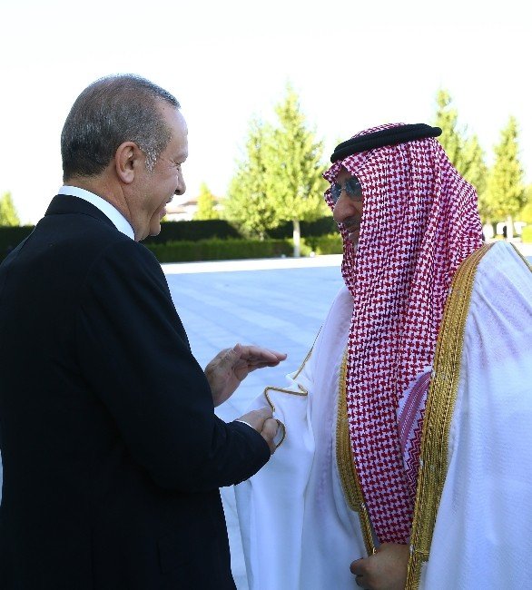 Suudi Arabistan Veliaht Prensi Cumhurbaşkanlığı Külliyesinde