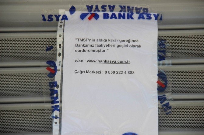 Bank Asya’nın şubeleri kapatıldı