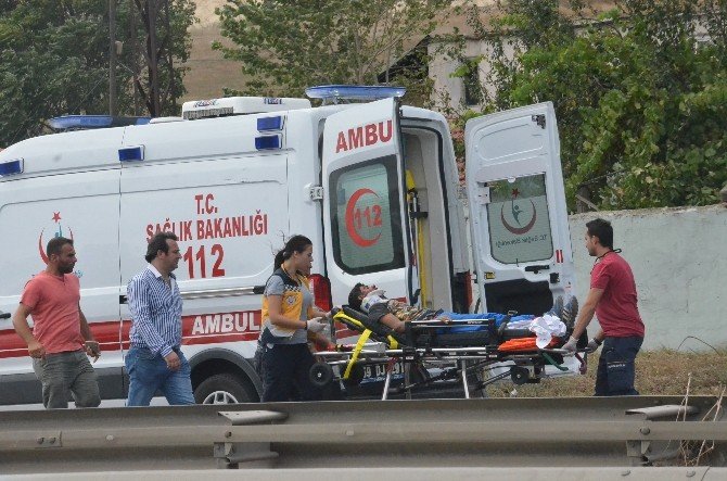 Tekirdağ’da motosiklet kazası: 2 yaralı