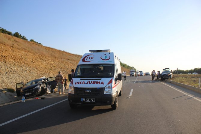 Malkara'da trafik kazası: 8 yaralı