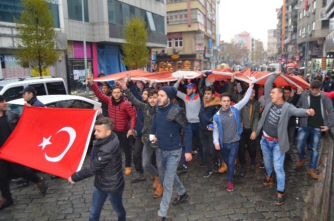 Trabzon’da teröre lanet yürüyüşü