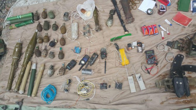 Nusaybin'de terör örgütüne ait cephanelik bulundu