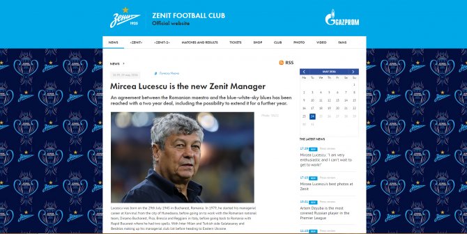 Rus ekibi Zenit, Mircea Lucescu'yu resmen açıkladı