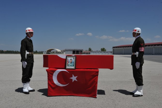 Bombalı saldırıda şehit olan Eyüp Öksüz, memleketine gönderildi