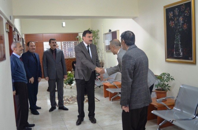 Aziziye Kaymakamı Zafer Öz’den veda ziyaretleri