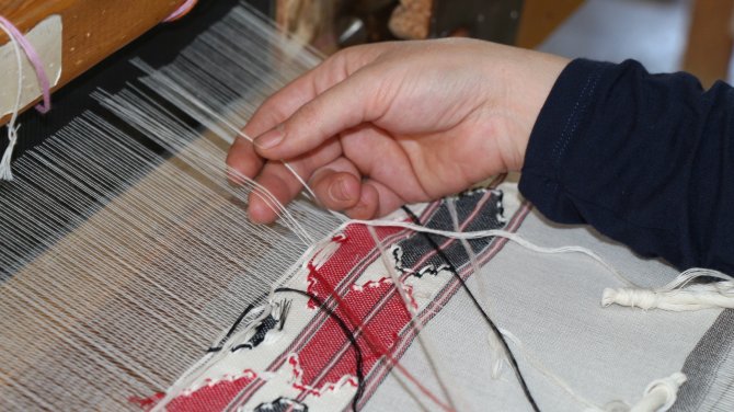 Alaca dokumaları yeniden hayat buldu