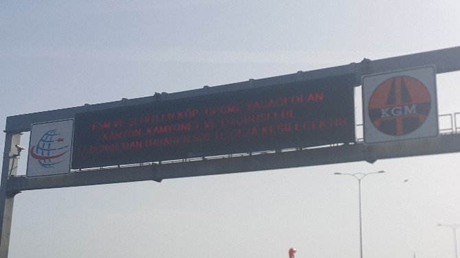 FSM Köprüsü’nden kaçak geçişin cezası “500 lira”