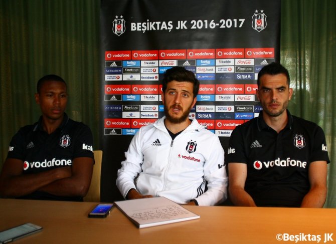 Beşiktaş'ta Rhodolfo ve Marcelo Avusturya kampında basın toplantısı düzenledi