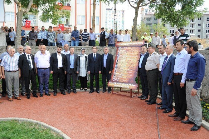 Yozgat Belediyesi 15 Temmuz Şehitleri Parkı hizmete açıldı