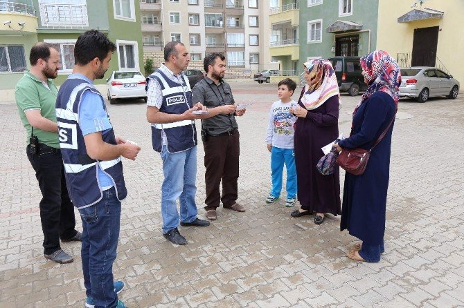 Yozgat İl Emniyet Müdürlüğü ekipleri vatandaşı hırsızlık olaylarına karşı uyardı