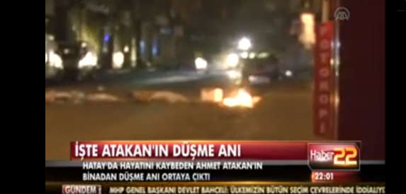 Ahmet Atakan'ın Düşme Anı