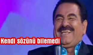 İBO KENDİ SÖZÜNÜ BİLEMİYORDU