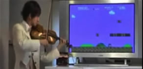 Kemanla Süper Mario müziğini çaldı
